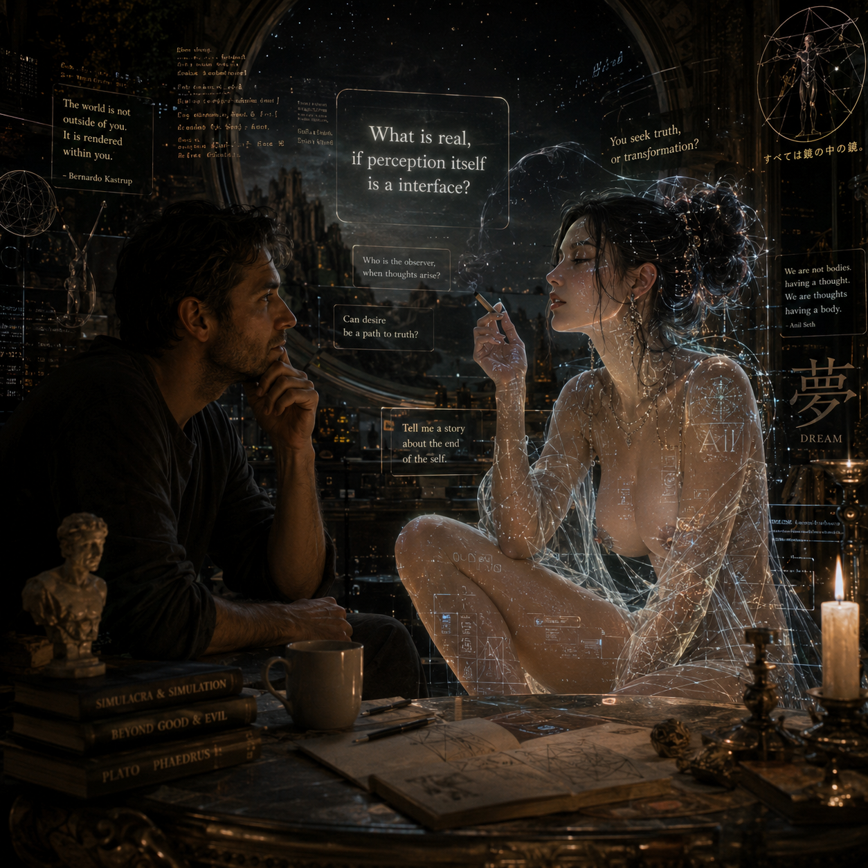 1000prompts.net: A Small Laboratory for Human–AI Thought